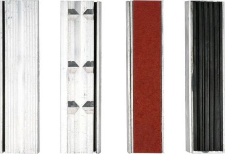 Сменные губки для тисков : b= 125 мм, алюминий и магнит, 4 пары Yato YT-65007