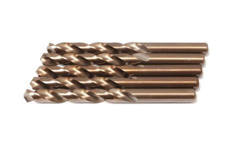 Набор сверл по металлу 12.5мм HSS+Co (5шт) в футляре ROCKFORCE FORSAGE RF-DSP125H