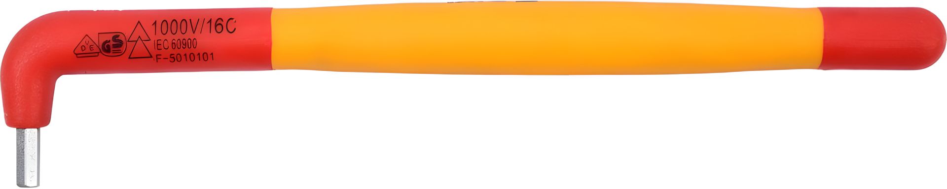 Діелектричний шестигранник L 3 мм Yato VDE YT-21120 Діелектричний шестигранник L 3 мм Yato VDE YT-21120