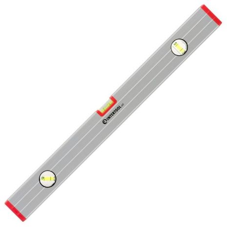 Рівень будівельний 600 мм, 3 вічка, переріз 23*58 мм INTERTOOL MT-1142 Рівень будівельний 600 мм, 3 вічка, переріз 23*58 мм INTERTOOL MT-1142