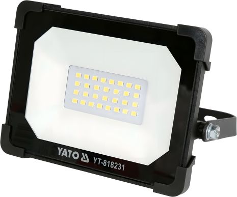 LED прожектор SMD: 20 Вт, 230 В, 1900 Лм, 30 діодів, 140x124.5x32 мм Yato YT-818231