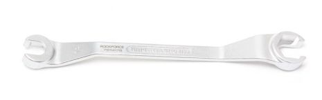 Ключ для гальмівних трубок розрізний з вигином 45° 14x17мм, у блістері ROCKFORCE RF-7511417B Ключ для гальмівних трубок розрізний з вигином 45° 14x17мм, у блістері ROCKFORCE RF-7511417B