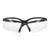 Окуляри захисні, прозорі, лінзи полікарбонат, чорні заушники, захист від удару, клас 3 INTERTOOL SP-0089