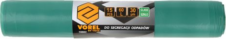 Мешки для стеклянных отходов 60 л, Vorel 10002 (15 шт) Мешки для стеклянных отходов 60 л, Vorel 10002 (15 шт)