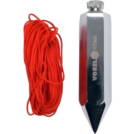 Строительный отвес со шнуром 4,5 м, Vorel 17302 Строительный отвес со шнуром 4,5 м, Vorel 17302