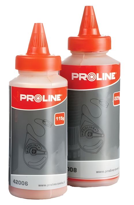 Крейда для розмітного шнура (червона), 115 гр, PROLINE 42006, професійна