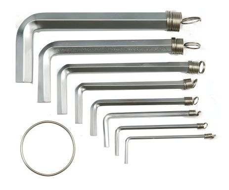 Набор шестигранников 8 шт., 2-10 мм, CrV Vorel 56392