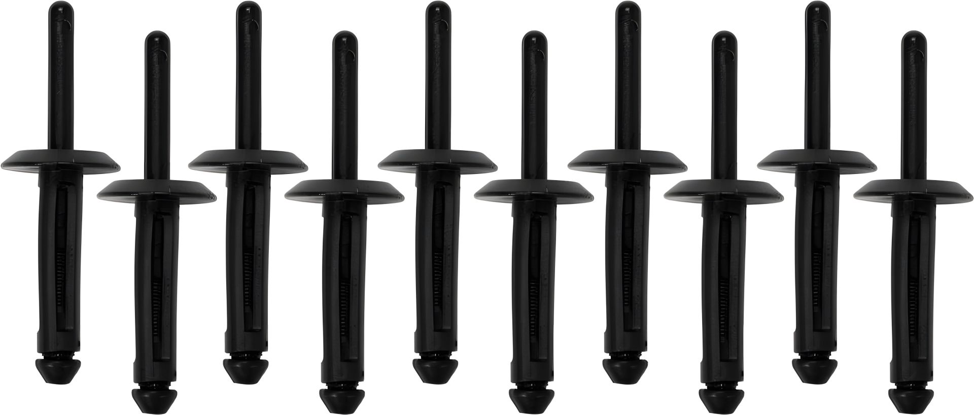 Пластикові заклепки 6.6x17.2 мм, 10 шт. Yato YT-35983 Пластикові заклепки 6.6x17.2 мм, 10 шт. Yato YT-35983