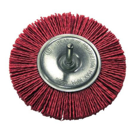 Щётка дисковая нейлоновая 100мм (шток 6мм) PROLINE 32910 Щётка дисковая нейлоновая 100мм (шток 6мм) PROLINE 32910