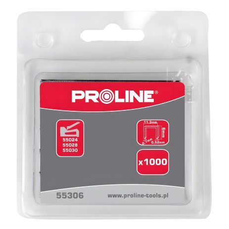 Скоба для степлера Тип 53 10мм (упаковка 1000шт) PROLINE 55310