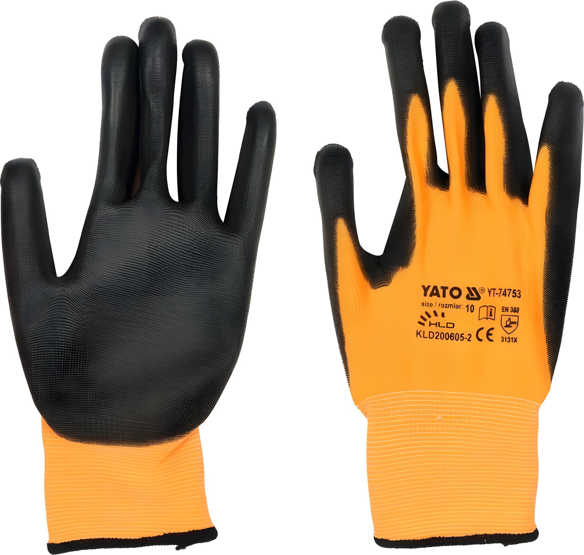 Рукавички з поліуретаном розмір 10, смартфон Yato YT-74753 Рукавички з поліуретаном розмір 10, смартфон Yato YT-74753