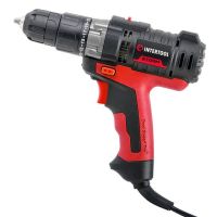 Дрель-шуруповерт электрическая, 0,42 кВт, 0-500/0-1800 об/мин, 0,8-10 мм, макс. 20 Nm INTERTOOL WT-0104