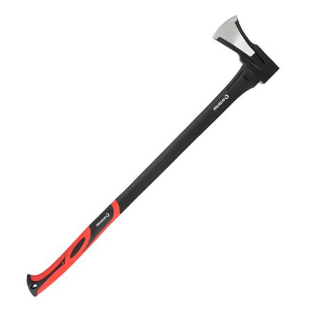 Кованый колун с ручкой из фибергласса, 2200 г (INTERTOOL HT-0275)