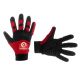 Микрофибра перчатка, с неопреновыми вставками и спандексом, утолщенное порытие ладони, эластичный манжет на липучке, 10" INTERTOOL SP-0143