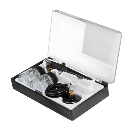 Аерограф міні, 1-3,5 бар, до 60 L/min, набір аксесуарів INTERTOOL PT-1503 Аерограф міні, 1-3,5 бар, до 60 L/min, набір аксесуарів INTERTOOL PT-1503