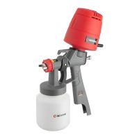 Електричний фарбопульт HVLP, 0,45 кВт, 100-200 мл/хв, форсунка 1,5 мм, бачок 1000 мл, 0,14-0,35 бар INTERTOOL DT-5045