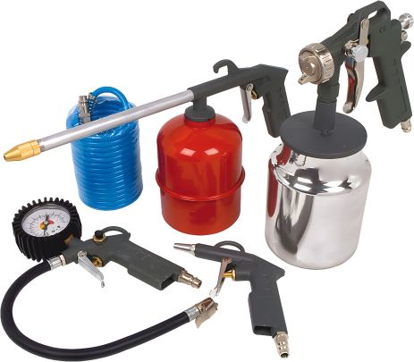 Лакокрасочный набор с форсункой 1,5 мм, бачок 1000 мл MIOL 80-995