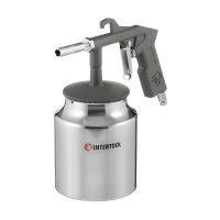 Піскострумінний пістолет, пневматичний, форсунка 6 мм, нижня подача піску, металевий бачок 1000 мл, 8 атм INTERTOOL PT-0705