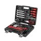 Професійний набір інструментів, 1/2" + 1/4", Cr-V, 72 од., головки: 4-32 мм, біти 20 од., ключі: 8-15 мм, кейс INTERTOOL ET-6073