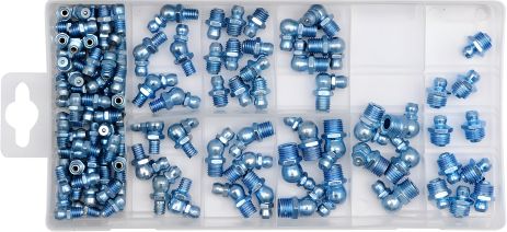 Набір маслянок прес для змащення солідолом 110 шт. Yato YT-06888