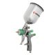 Пневматичний фарбопульт LVLP, професійний GREEN, форсунка 1,3 мм, верхній металевий бачок 600 мл, 1,5 бар INTERTOOL PT-0131