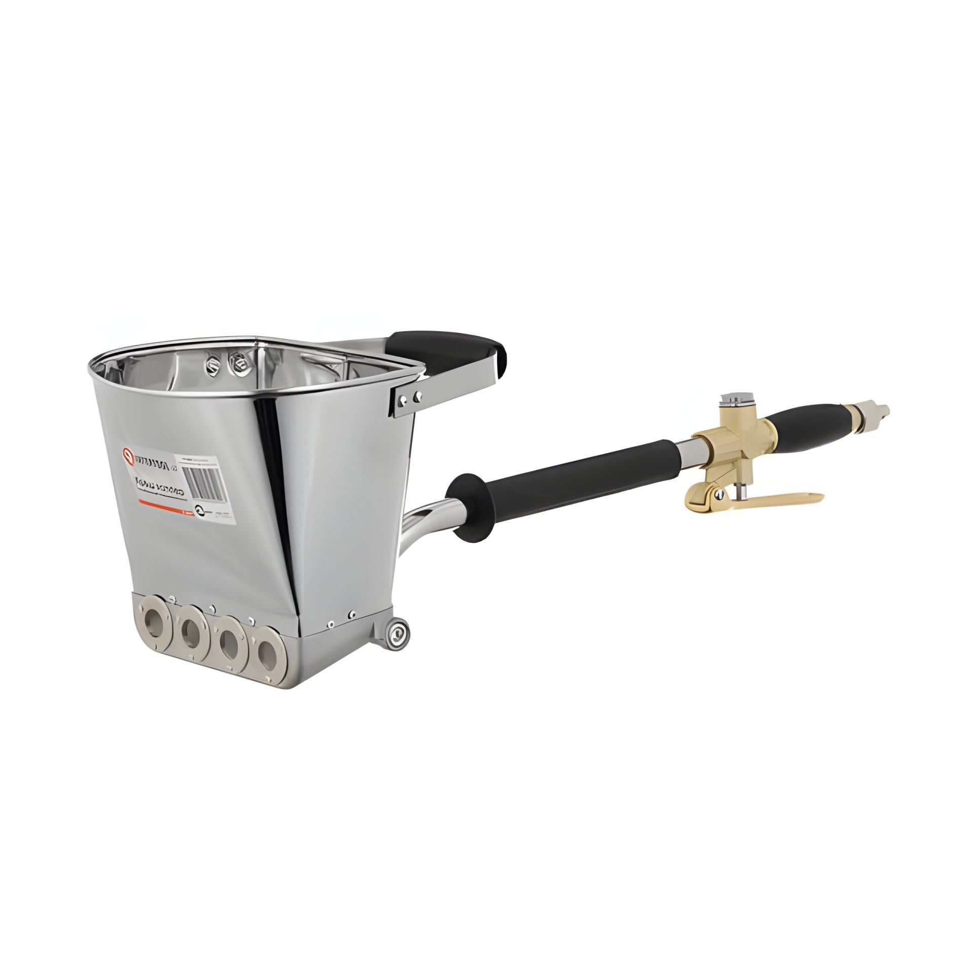 Пневматичний штукатурний ківш-хопер для стін 3 л, 5-6 атм, 400 л/хв INTERTOOL PT-0404 Пневматичний штукатурний ківш-хопер для стін 3 л, 5-6 атм, 400 л/хв INTERTOOL PT-0404