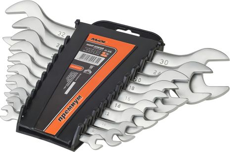 Набір MIOL ріжкових ключів, 10 шт 51-510 Набір MIOL ріжкових ключів, 10 шт 51-510