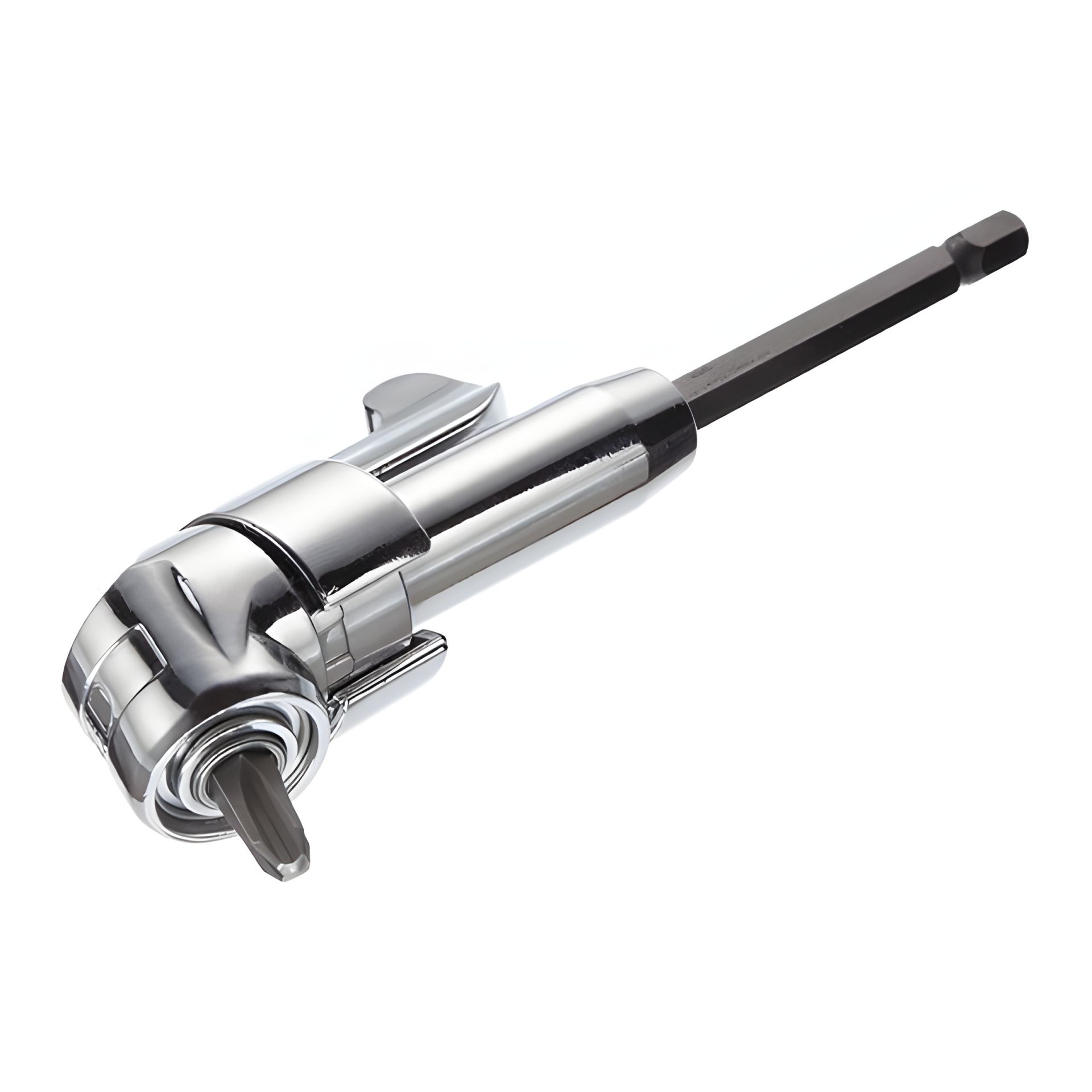 Кутовий адаптер для насадок викрутки, 1/4", Cr-V INTERTOOL VT-0106 Кутовий адаптер для насадок викрутки, 1/4", Cr-V INTERTOOL VT-0106
