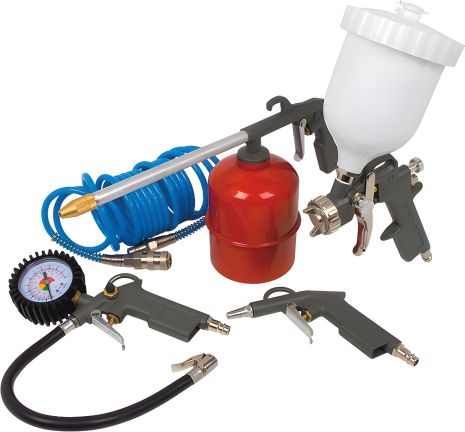 Лакофарбовий набір з форсункою 1.5 мм MIOL 80-990 Лакофарбовий набір з форсункою 1.5 мм MIOL 80-990