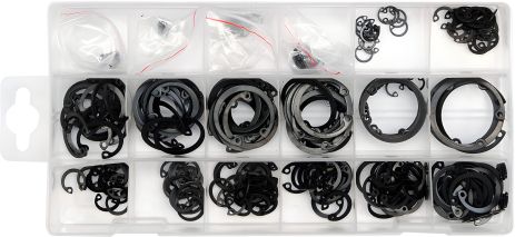 Набор внутренних стопорных колец, 300 шт., Yato YT-06881