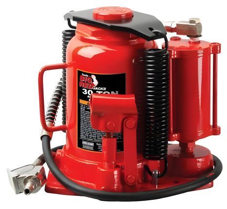 Пляшковий домкрат пневмогідравлічний 30т (250-405 мм) TORIN TRQ30002 Пляшковий домкрат пневмогідравлічний 30т (250-405 мм) TORIN TRQ30002