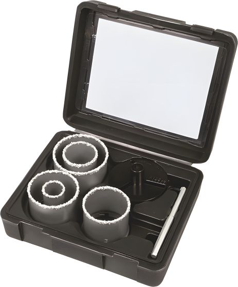 Набор корончатых фрез с твердосплавным напылением, 7 ед. MIOL 23-530 Набор корончатых фрез с твердосплавным напылением, 7 ед. MIOL 23-530