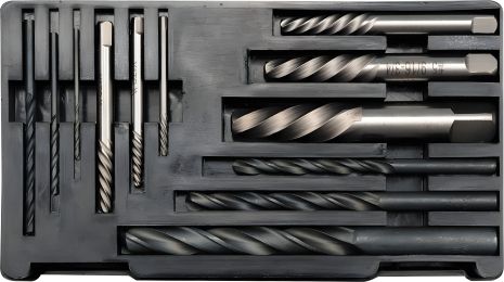 Экстракторы и сверла по металлу, 12 ед. Yato YT-0591