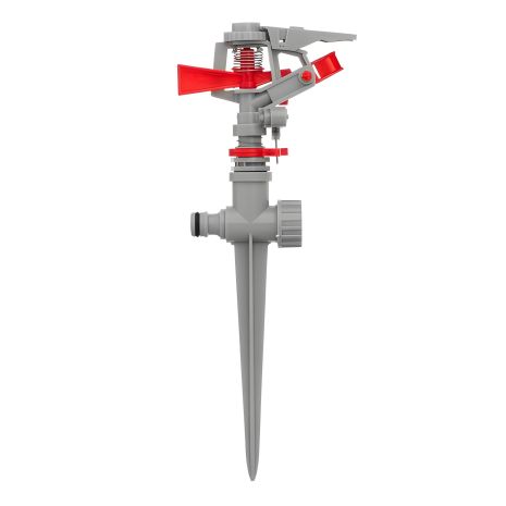 Oscillating Sprinkler on Spike, Full/Partial Watering Up to 12m, PP, ABS INTERTOOL GE-0051
