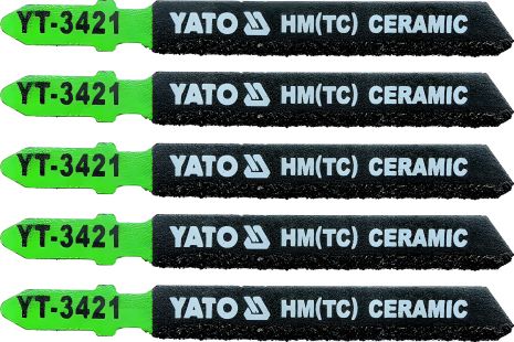 Набір пилок по кераміці для електролобзика Yato (YT-3421-W)