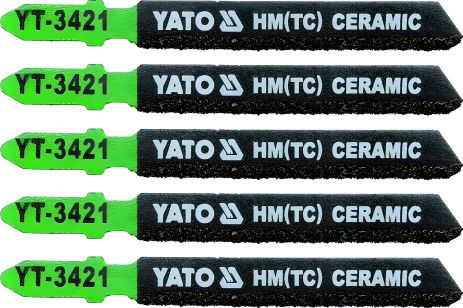 Набір пилок по кераміці для електролобзика Yato (YT-3421-W)