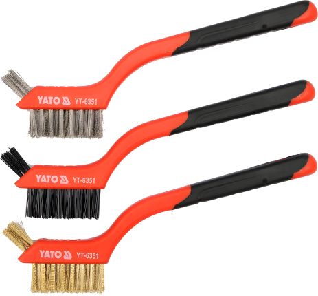 Проволочные щётки в пластиковом корпусе Yato (YT-6351) Проволочные щётки в пластиковом корпусе Yato (YT-6351)