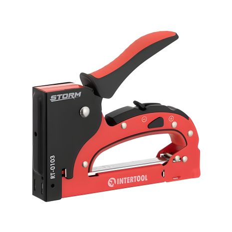 Строительный степлер STORM INTERTOOL RT-0103, под скобу 11,3×0,7×4-14 мм
