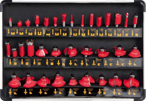 Набір фрез по дереву 35 шт., Yato YT-6803