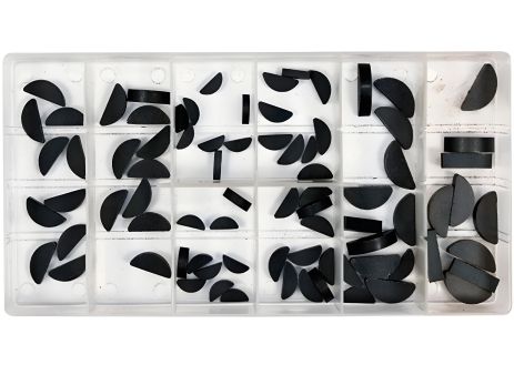 Набір із 80 напівкруглих шпонок, Yato YT-06790 Набір із 80 напівкруглих шпонок, Yato YT-06790