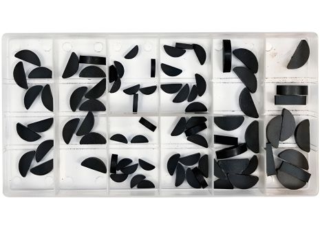 Набір із 80 напівкруглих шпонок, Yato YT-06790 Набір із 80 напівкруглих шпонок, Yato YT-06790