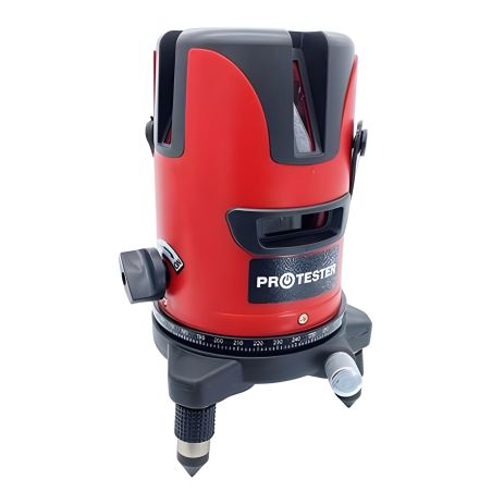 Бюджетный лазерный уровень с 2 линиями (красный луч) PROTESTER LL602R Бюджетный лазерный уровень с 2 линиями (красный луч) PROTESTER LL602R