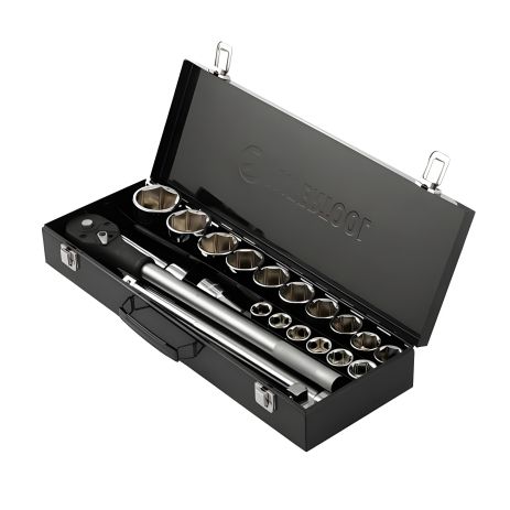 Инструментальный набор STORM, 3/4", Cr-V, 21 ед., головки: 19-50 мм INTERTOOL ET-8321