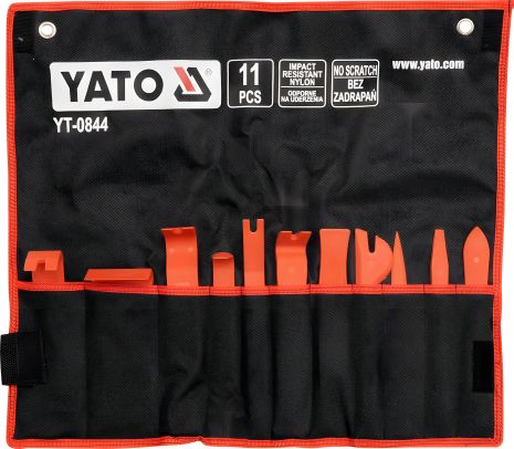 Знімачів набір для оббивки 11 од. Yato YT-0844 Знімачів набір для оббивки 11 од. Yato YT-0844