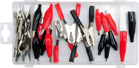 Набір Yato YT-06870 електричних затискачів типу «Крокодил» Набір Yato YT-06870 електричних затискачів типу «Крокодил»