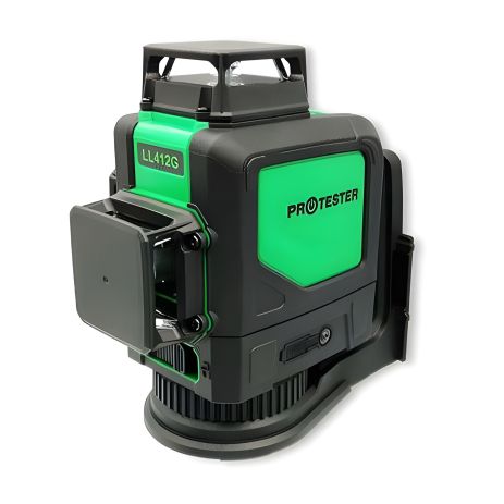 Лазерный нивелир 3x360° (H360/2xV360, зеленый луч), PROTESTER LL412G Лазерный нивелир 3x360° (H360/2xV360, зеленый луч), PROTESTER LL412G