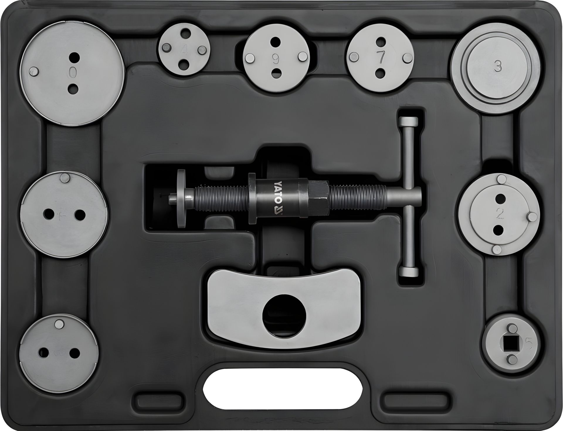 Набір ручних сепараторів для гальмівних затискачів Yato YT-0681 (11 шт.) Набір ручних сепараторів для гальмівних затискачів Yato YT-0681 (11 шт.)