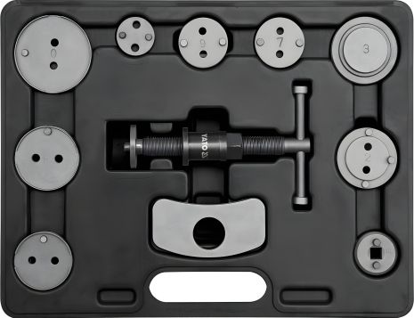 Набір ручних сепараторів для гальмівних затискачів Yato YT-0681 (11 шт.) Набір ручних сепараторів для гальмівних затискачів Yato YT-0681 (11 шт.)