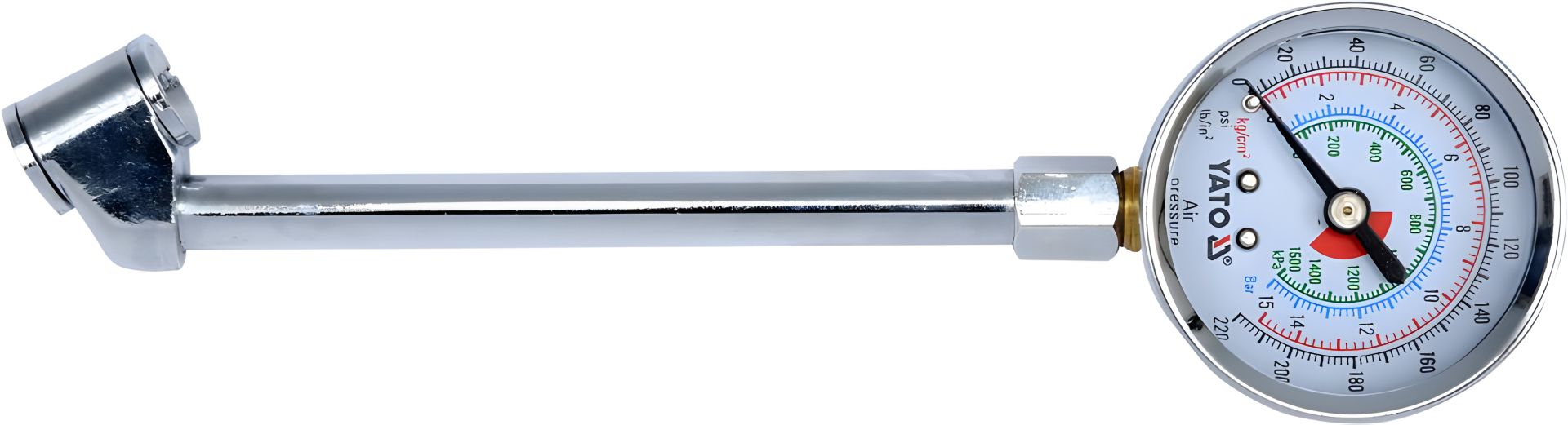 Манометр шин для грузовых автомобилей Yato YT-24301 Манометр шин для грузовых автомобилей Yato YT-24301