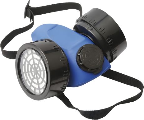 Полумаска с респиратором и двумя фильтрами MIOL 91-120